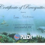 Enzo Volpicelli Certificate of Recognition May 32025